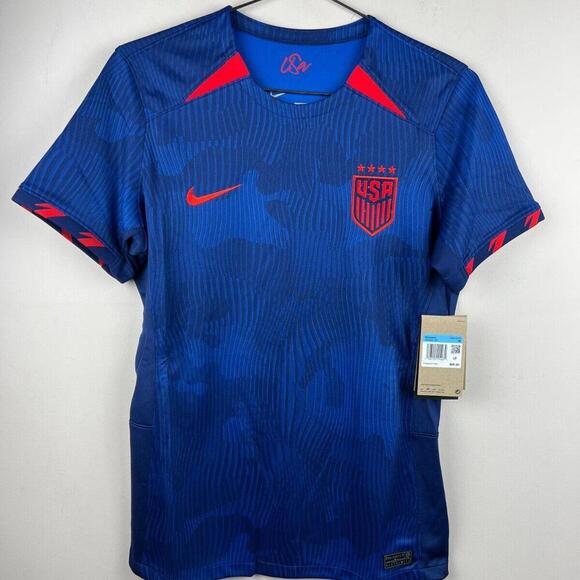 $95 Womens M Nike USWNT USA Soccer Jersey Blue 2023 DR4000-406 New - Picture 1 of 9